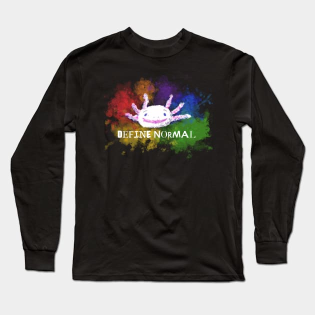 Autism Axolotl Long Sleeve T-Shirt by Tiny Adventures of Caleb